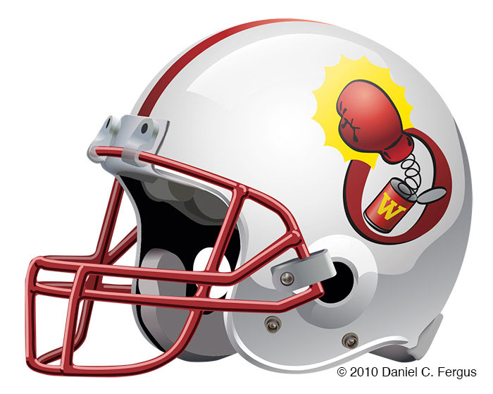 Artwork: 'Football helmet(s)'