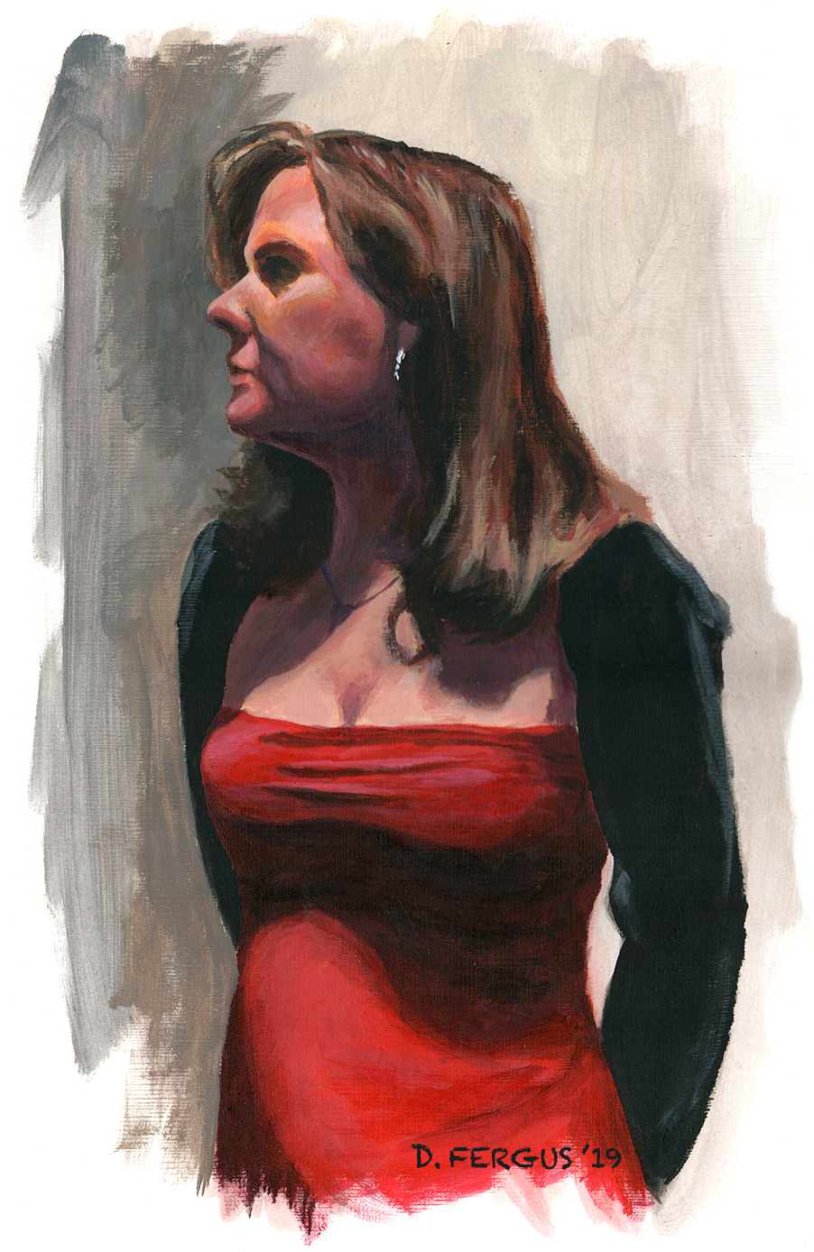 Artwork: 'Lady In Red'